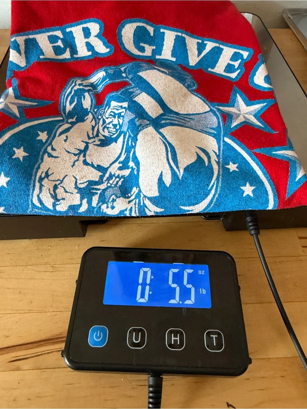 Delta Pro-Weight John Cena Never Gove Up You Can’t See Me double sided t